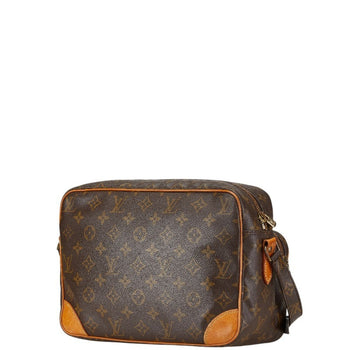 Louis Vuitton Monogram Nile Shoulder Bag M45244 Brown Pvc Leather
