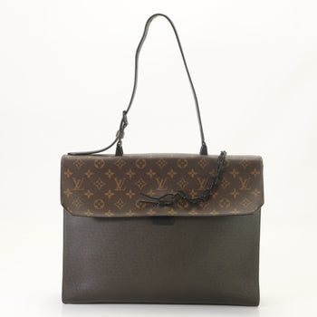 Louis Vuitton Monogram Taiga Robusto Briefcase M30591 Leather Bag