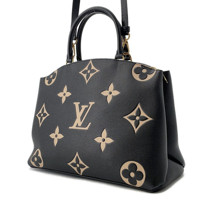 Louis Vuitton Monogram Empreinte Grand Palais Mm Handbag M45842 2-Way Shoulder Bag Black