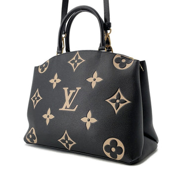 Louis Vuitton Monogram Empreinte Grand Palais Mm Handbag M45842 2-Way Shoulder Bag Black
