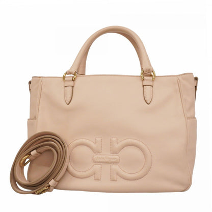 Salvatore Ferragamo Gancini Leather Handbag