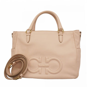 Salvatore Ferragamo Gancini Leather Handbag