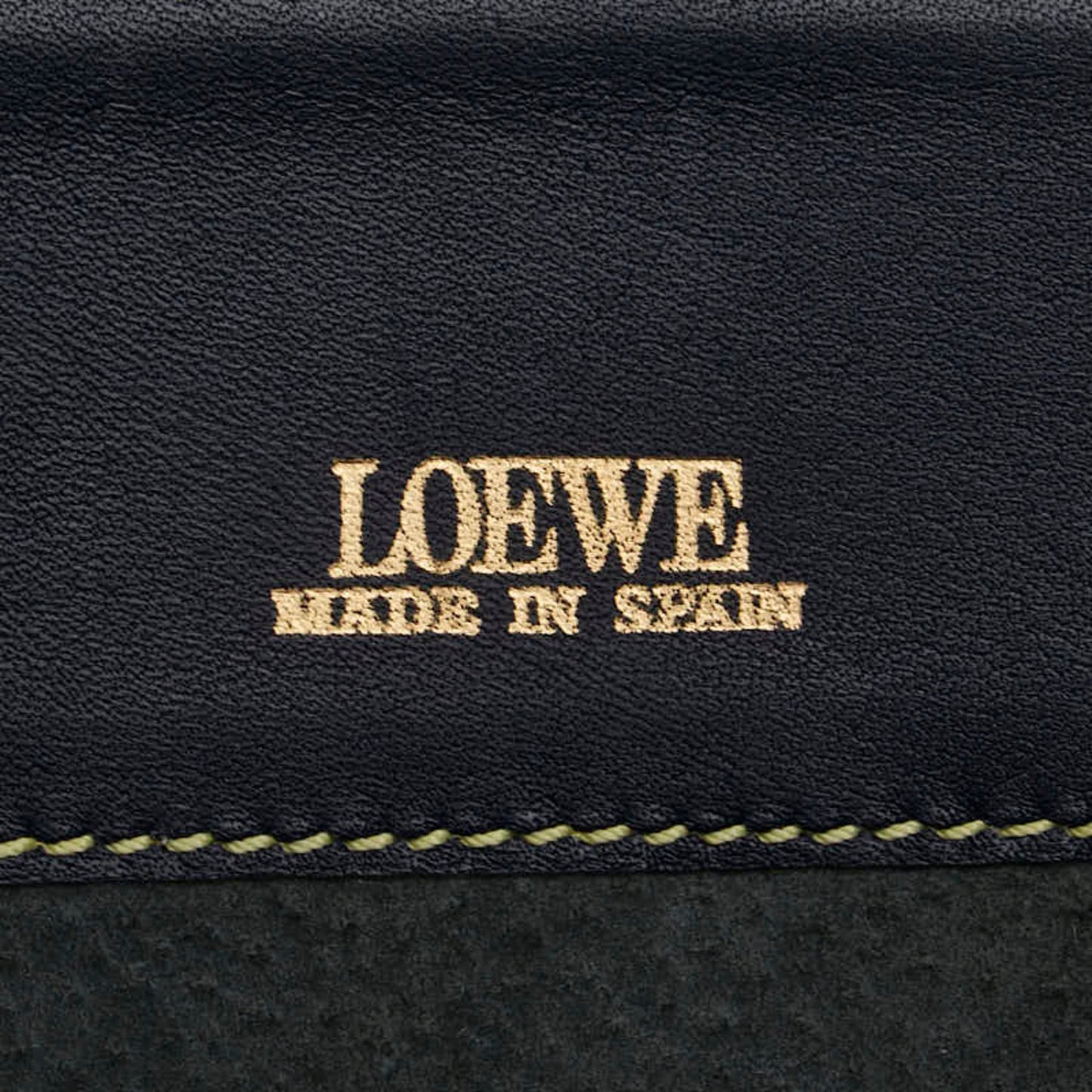 Loewe Clutch Bag/Second Bag In Black Leather