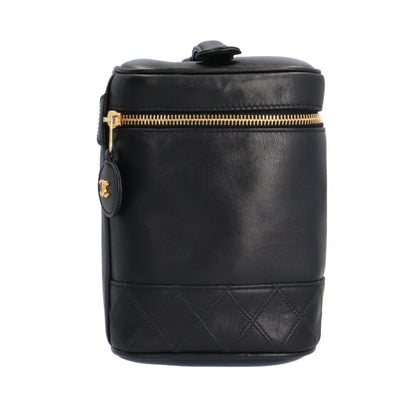 Chanel Vanity Lambskin Handbag A01619 Black