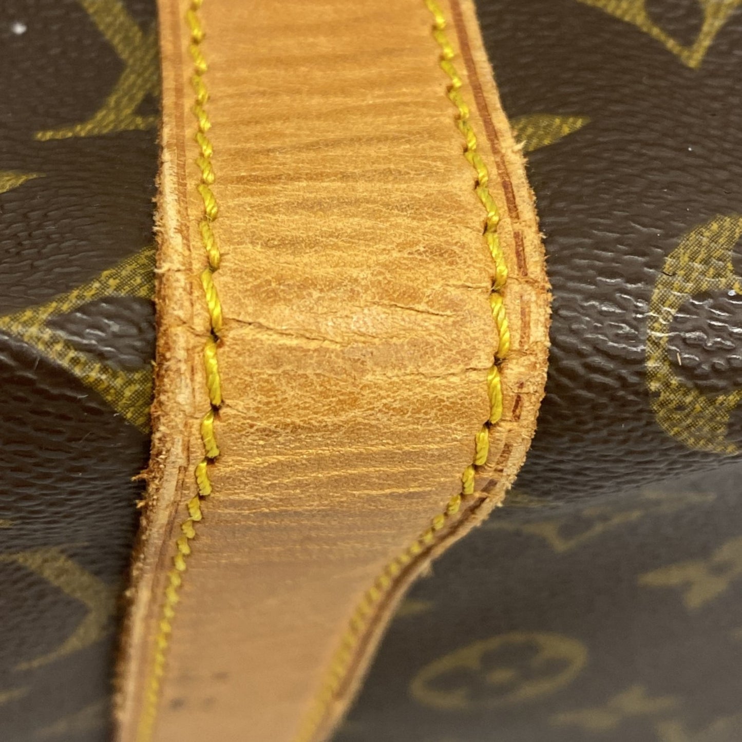 Louis Vuitton Monogram Keepall 55 Boston Bag M41424 Brown