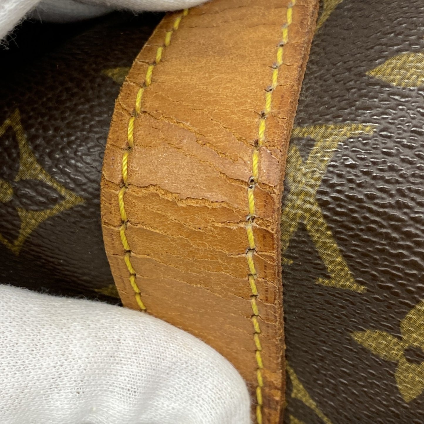 Louis Vuitton Monogram Keepall 55 Boston Bag M41424 Brown