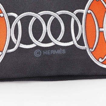 Hermes Herms Twilly Lift Profile Silk Scarf