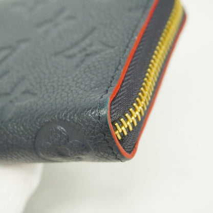 Louis Vuitton Monogram Empreinte Portefeuille Clemence Long Wallet M69415 Marine Rouge