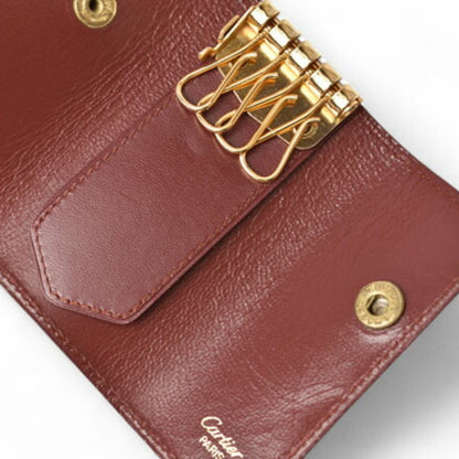 Cartier Key Case Holder 4-Row Must De Bordeaux L3184167