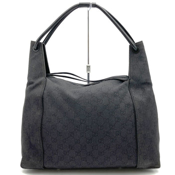 Gucci 101292 Shoulder Bag/Handbag In Black Gg Canvas