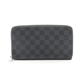 Louis Vuitton Zippy Organizer Damier Graphite Round Long Wallet