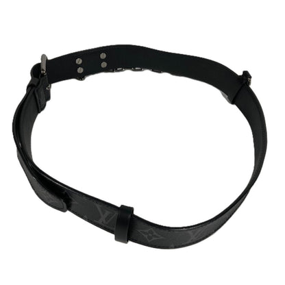 Louis Vuitton M0179V Monogram Eclipse Santur Signature Chain 35Mm Belt In Canvas