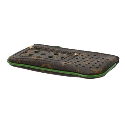 Louis Vuitton Monogram Perforated Pochette Cle Vert M95186