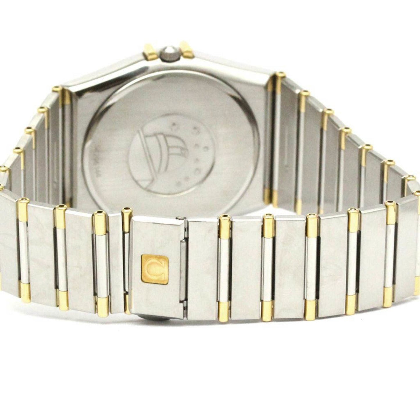 Omega Constellation Day Date 18K Gold Steel Quartz