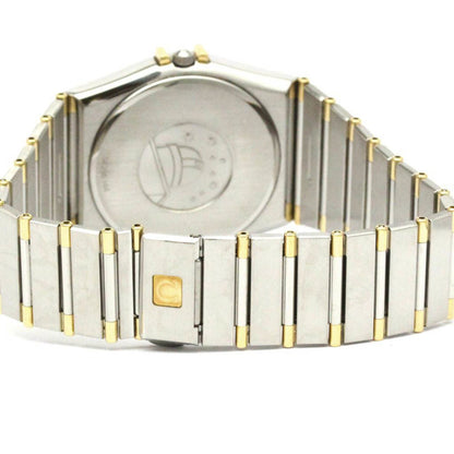 Omega Constellation Day Date 18K Gold Steel Quartz