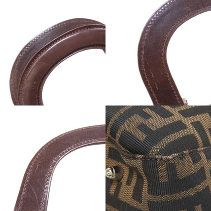 Fendi Zucca Pattern Handbag Canvas