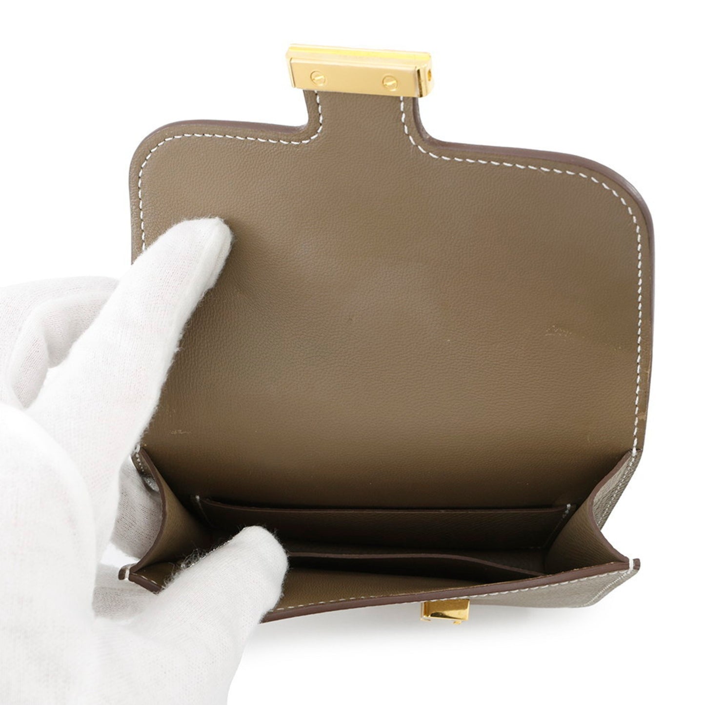 Hermes Herms Constance Etoupe Epsom Wallet