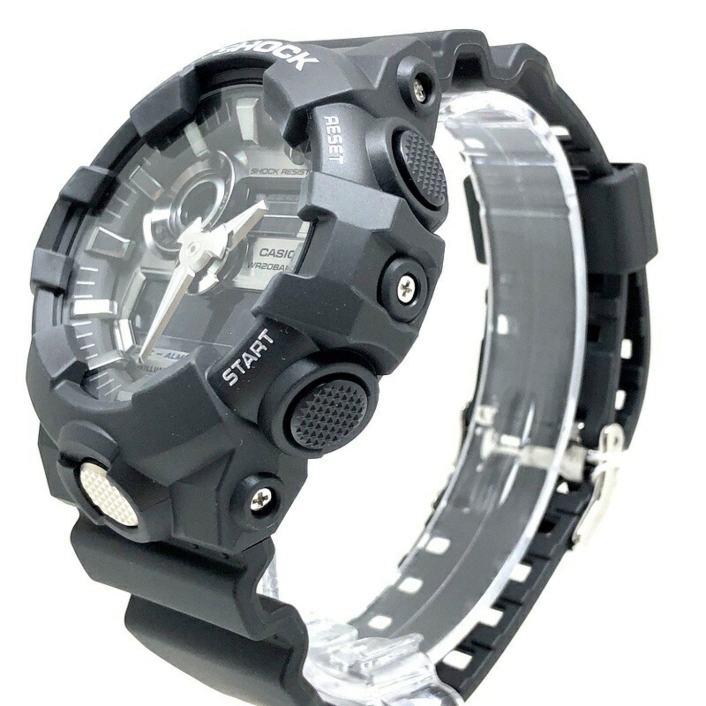 G-Shock Casio Ga-710-1A Garish Color Analog-Digital Watch In Matte Black