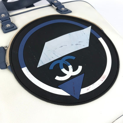 Chanel Airline Cc Coco Mark Logo Shoulder Tote Bag Leather/Canvas