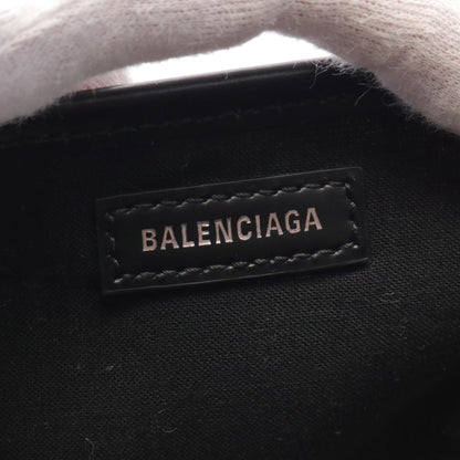 Balenciaga Navy Cabas S Navy Cabas Tote Bag Canvas Leather