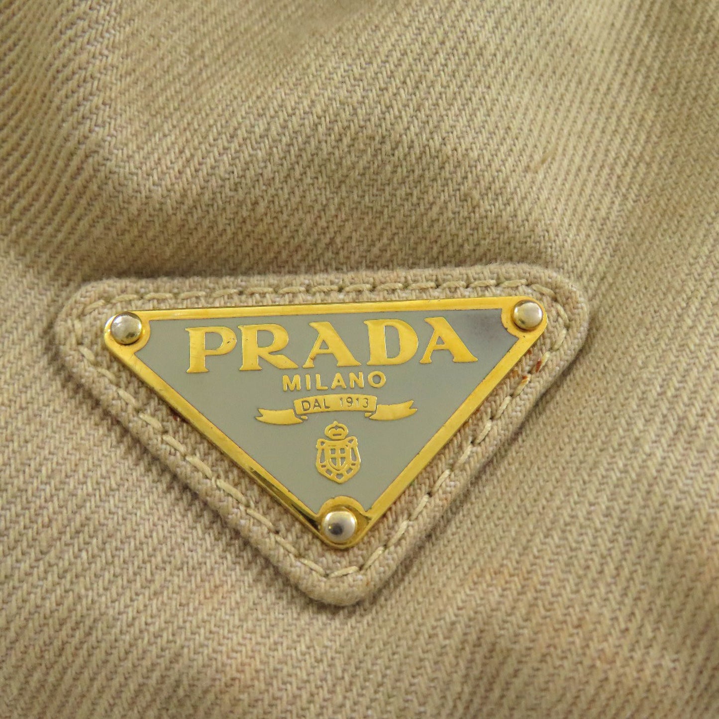 Prada Bn2069 Denim 2-Way Tote Bag