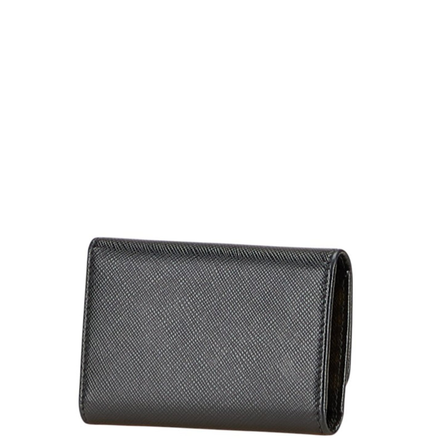 Prada 4-Ring Key Case In Black