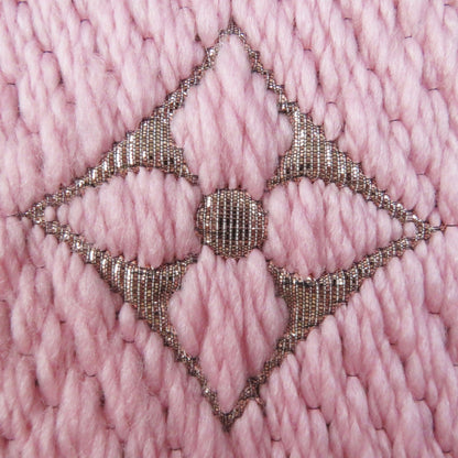 Louis Vuitton M70466 Logomania Wool And Silk Rose Ballerine Monogram Scarf