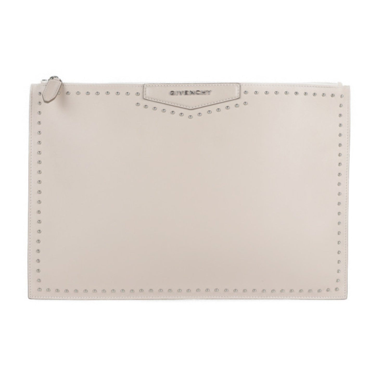 Givenchy Antigona Pouch L Antigona Pouch Second Bag Leather Pink Beige Studs Clutch 2123053008405R1
