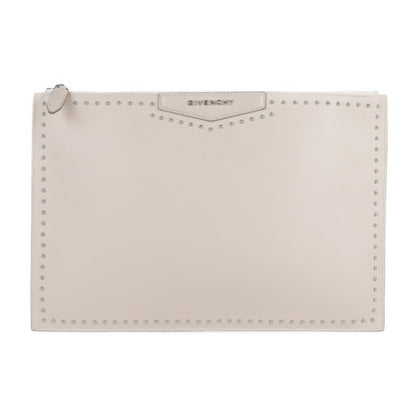 Givenchy Antigona Pouch L Antigona Pouch Second Bag Leather Pink Beige Studs Clutch 2123053008405R1