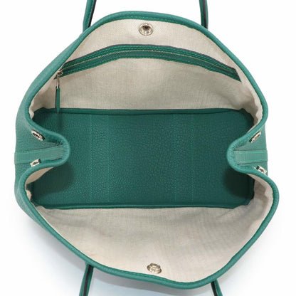 Hermes Herms Garden Party 30 Tpm Tote Bag In Negonda Malachite