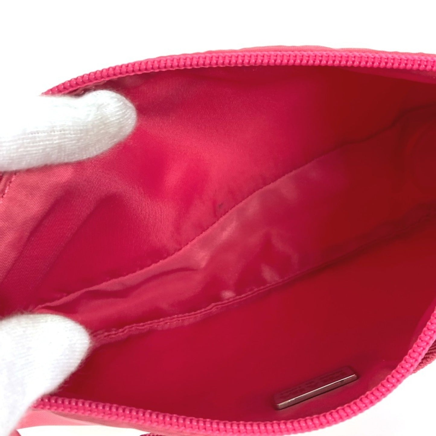 Prada Prada Mv633 Triangle Logo Plate Bag Shoulder Handbag Accessory Pouch Nylon