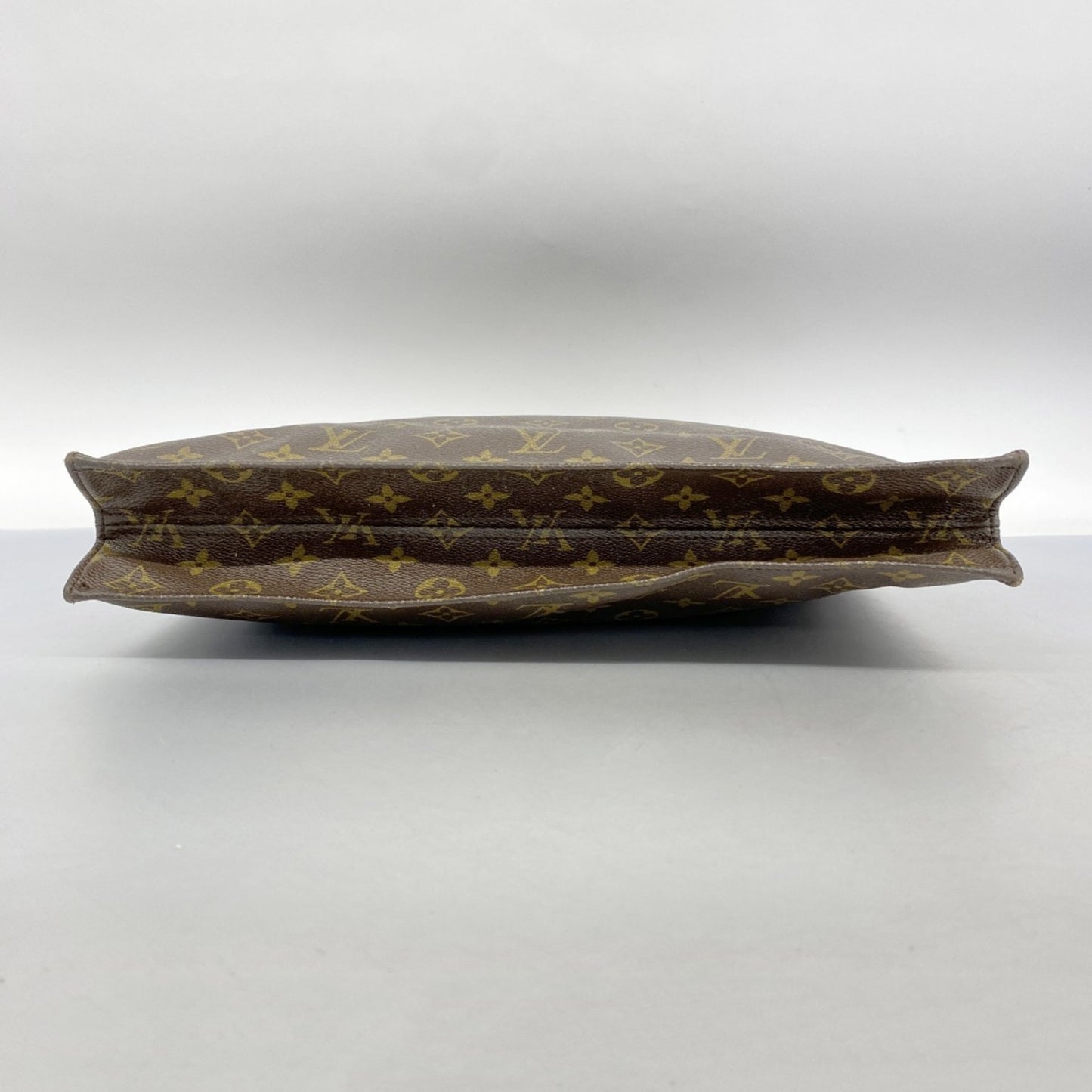 Louis Vuitton Monogram Sac Plat Tote Bag M51140 Brown