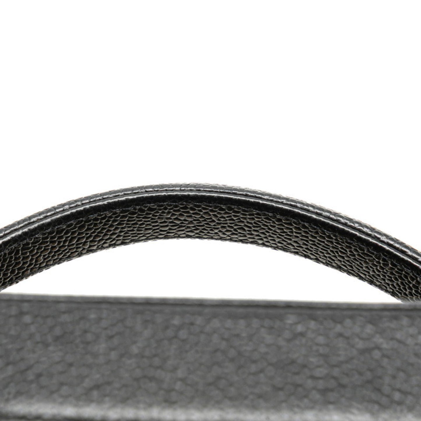 Chanel Coco Mark Vanity Bag Shoulder 2-Way Black Caviar Skin