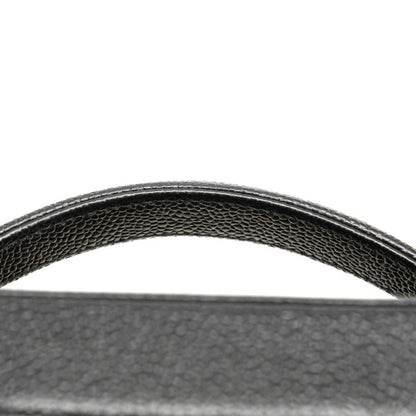 Chanel Coco Mark Vanity Bag Shoulder 2-Way Black Caviar Skin