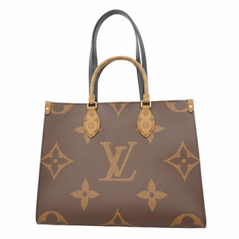 Louis Vuitton Monogram Giant Reverse On-The-Go Tote Bag M45321 Brown 2-Way