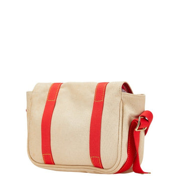 Louis Vuitton Antigua Buzas Pm Shoulder Bag M40041 Beige Red Canvas Leather