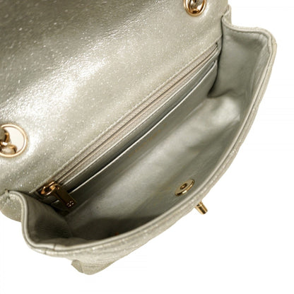 Chanel Mini Matelasse Shoulder Bag With Double Chain