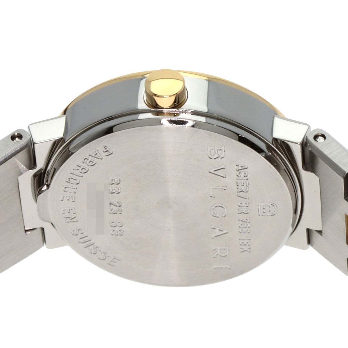Bvlgari Bb23Sgd Watch Stainless Steel Ss 18Kyg