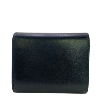 Celine Small Flap Wallet Trifold Black