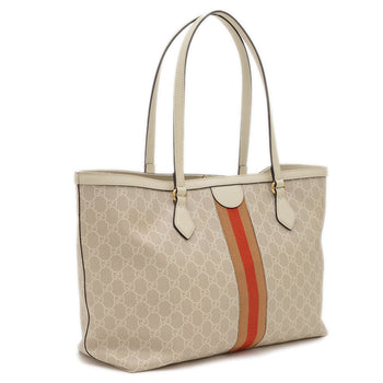 Gucci Gg Supreme Off-White Large Tote Bag Beige 631685