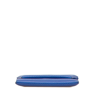 Hermes Bastia Coin Case Blue Royale Terre Bateau Veau Epsom