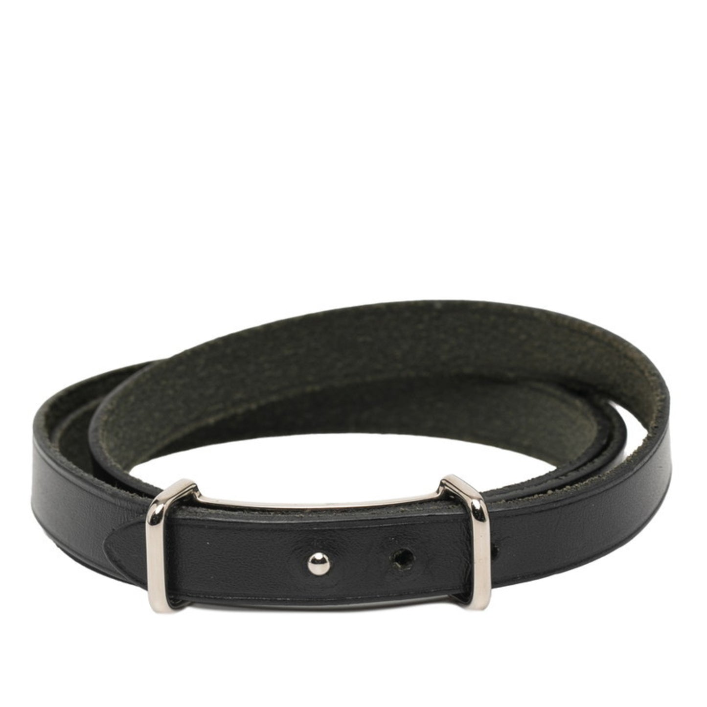 Hermes Herms Api 2 Long Bracelet In Black