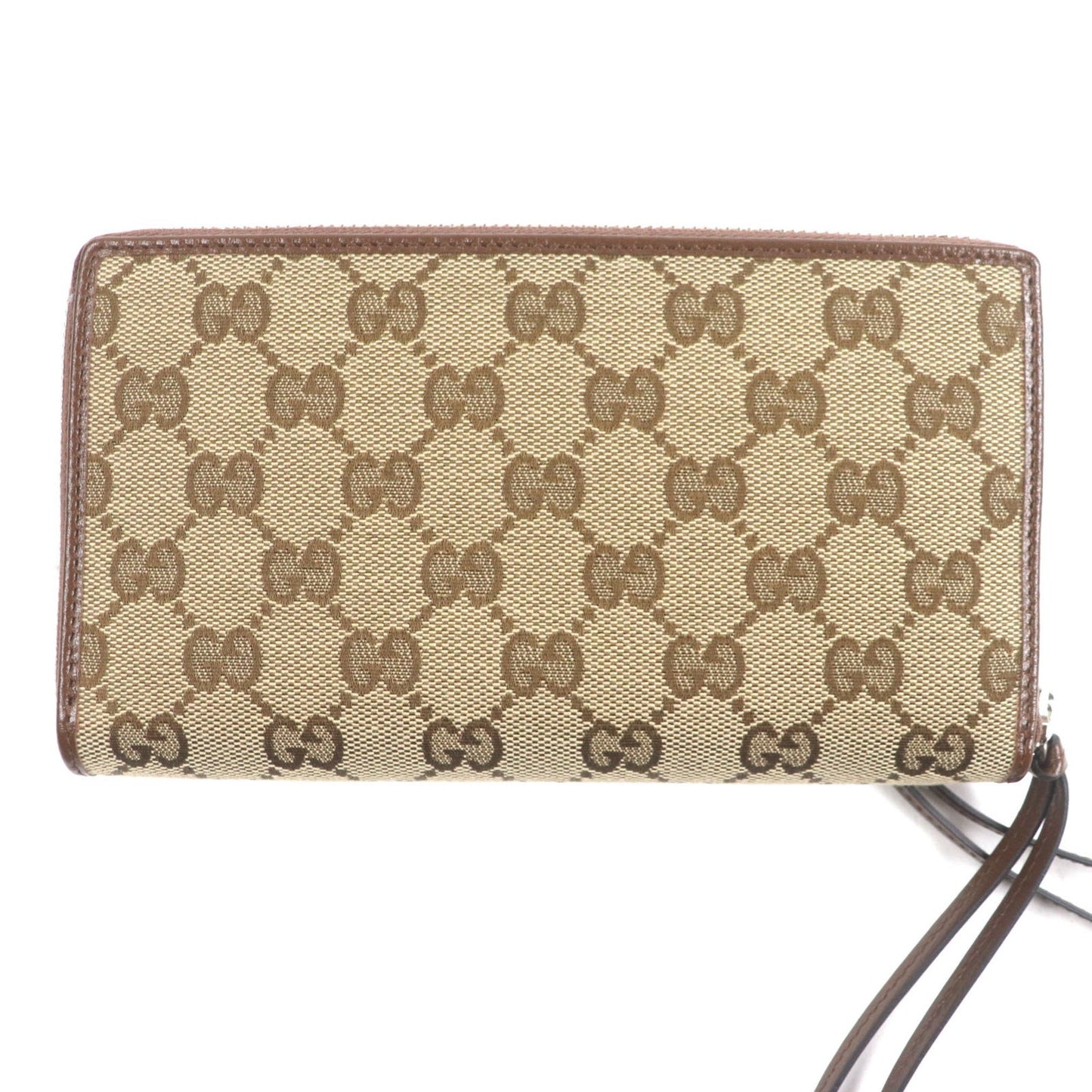 Gucci Balenciaga The Hacker Project Neoclassic Canvas And Leather Gg Print Round Zip Wallet