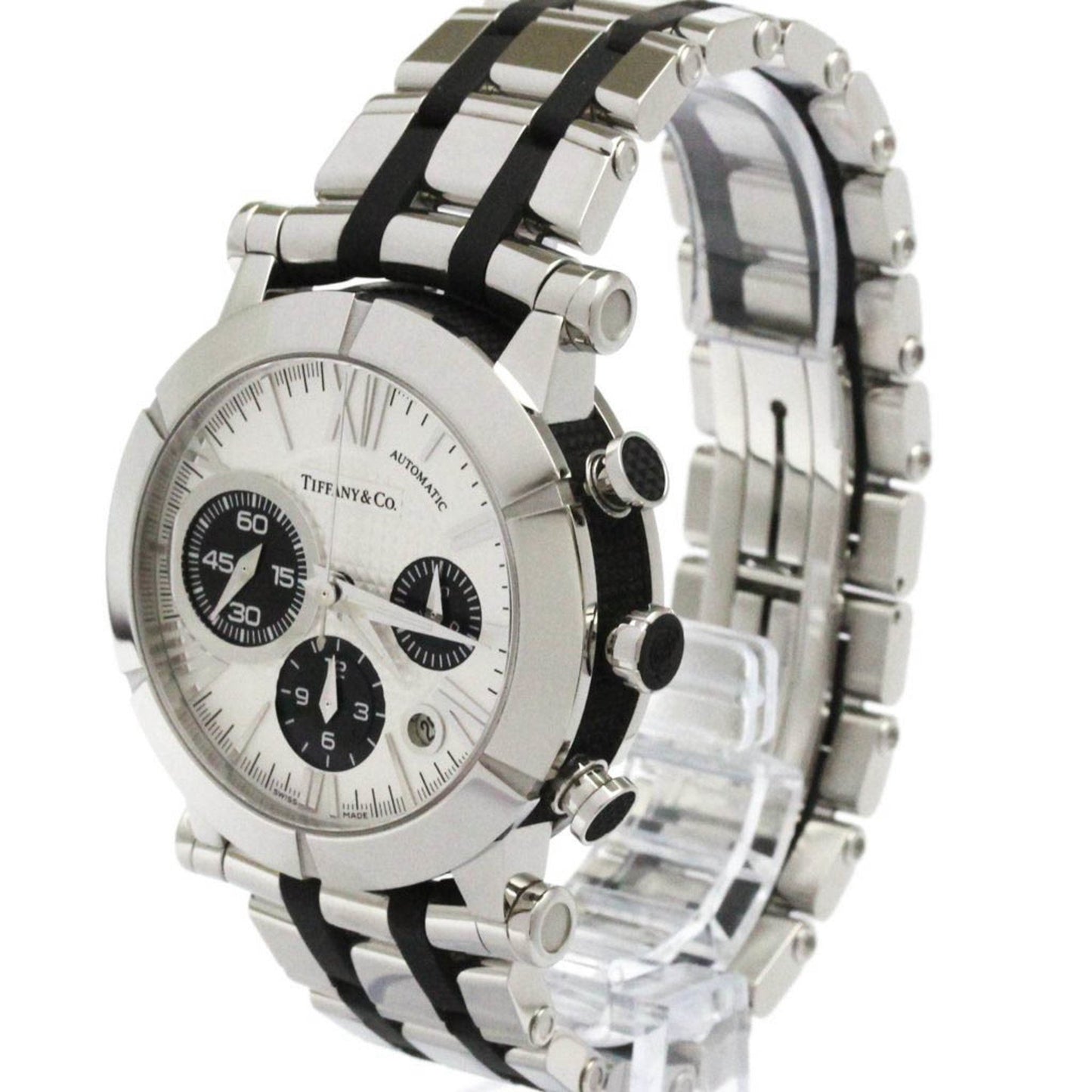 Tiffany Atlas Gent Steel Automatic Watch Z1000.82.12A21A00A Polished