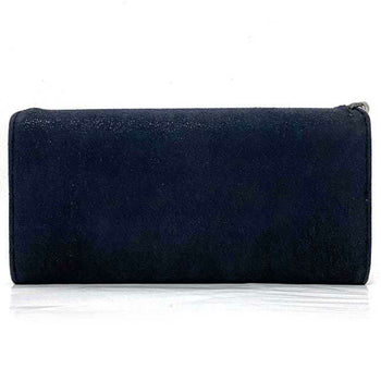 Stella Mccartney Bifold Long Wallet Navy Silver Falabella 391835 Polyester Metal Stella Mccartney