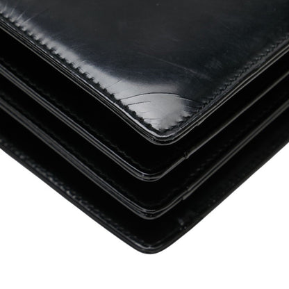 Salvatore Ferragamo Gancini Shoulder Bag Tote E217663 Black Leather