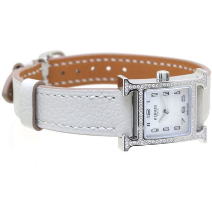 Hermes H Watch Mini Bezel Diamond Hh1.131.286
