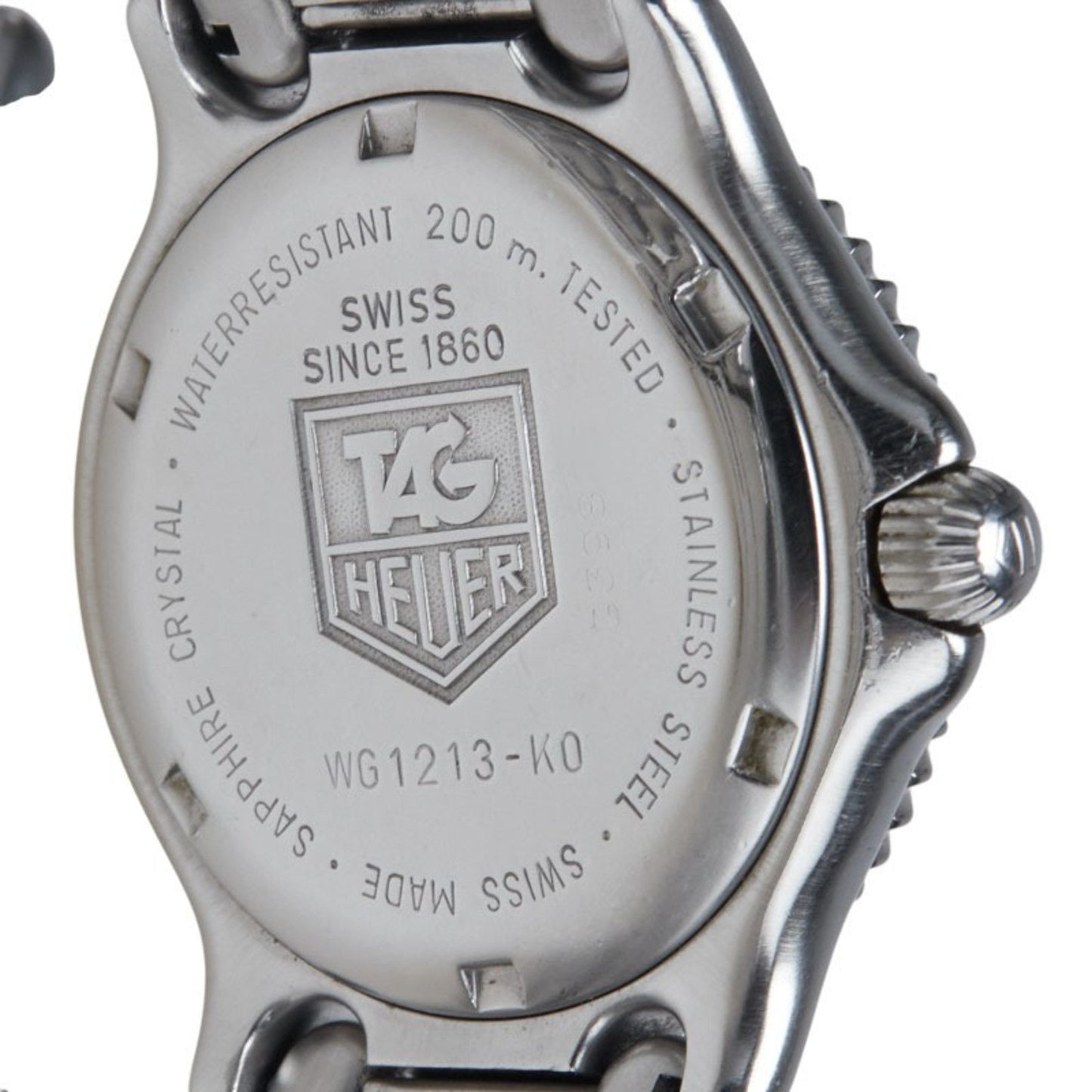 Tag Heuer Cell Watch Wg1213-Ko Quartz Gray Dial Stainless Steel Boys' Heuer