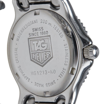 Tag Heuer Cell Watch Wg1213-Ko Quartz Gray Dial Stainless Steel Boys' Heuer
