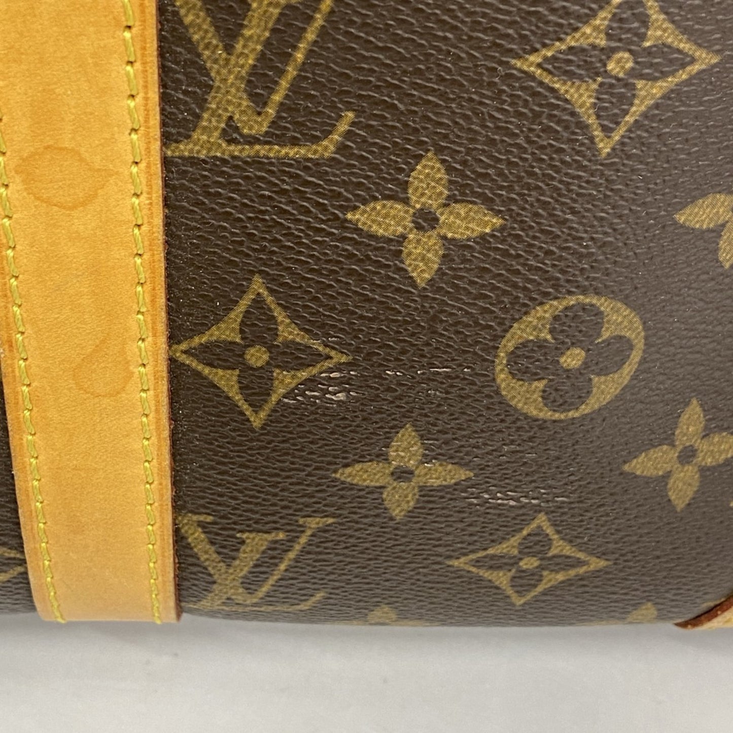 Louis Vuitton Monogram Porte-Document Voyage Bag M53361 Brown